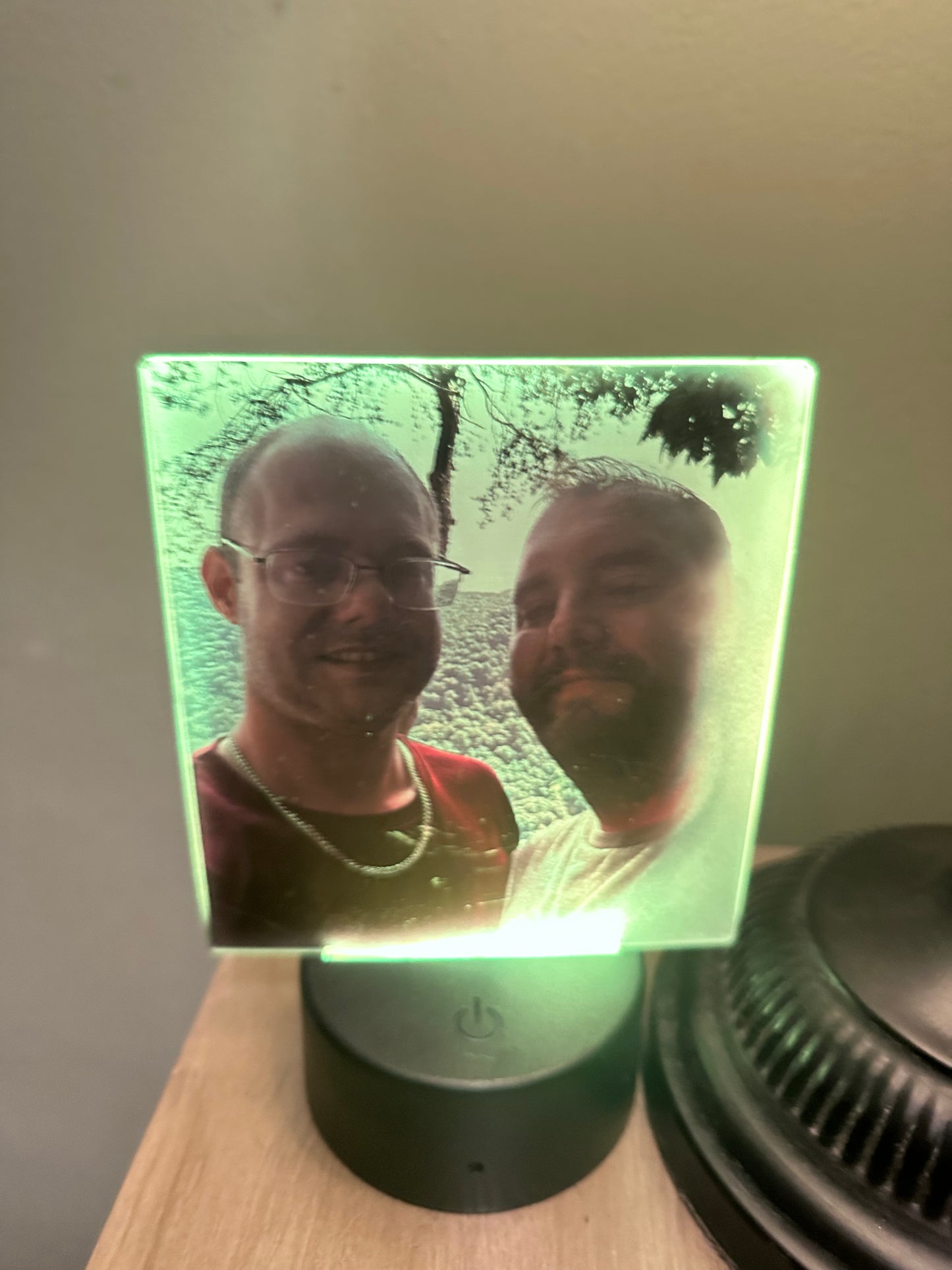 Acrylic light up photo