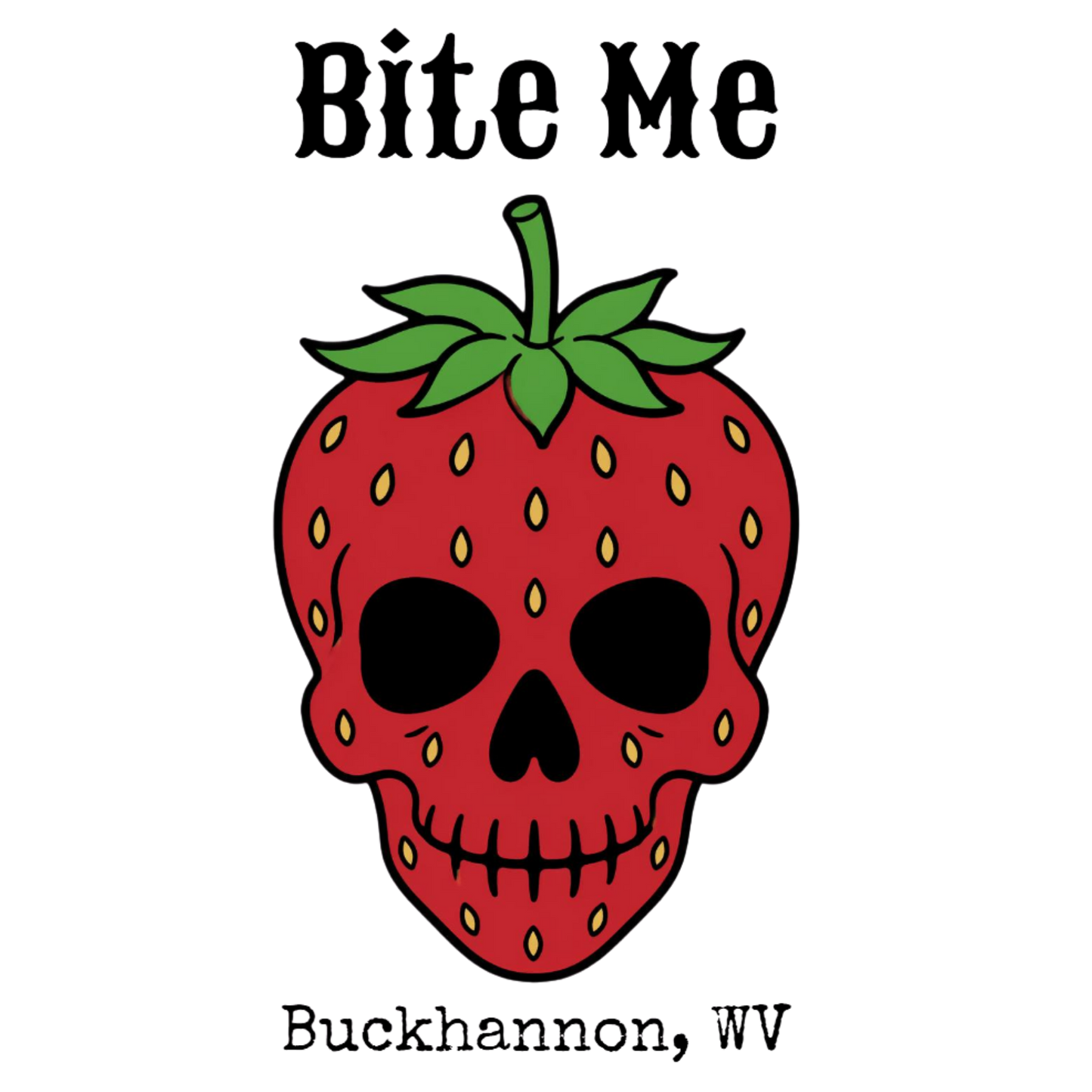 strawberry bite me