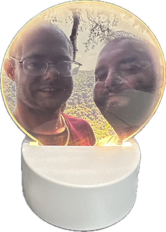 Acrylic light up photo