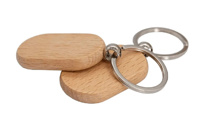 Custom - Keychain - Wood